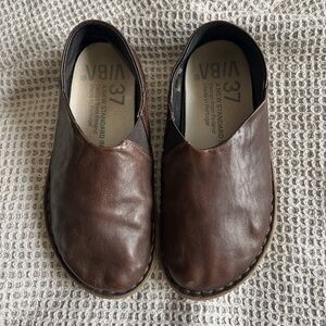 VIBA Zuma Women's Leather Loafers in Cocoa Brown